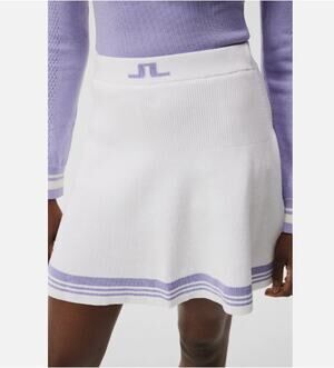 J.Lindeberg Frida Knitted Golf Skirt White NWT Medium